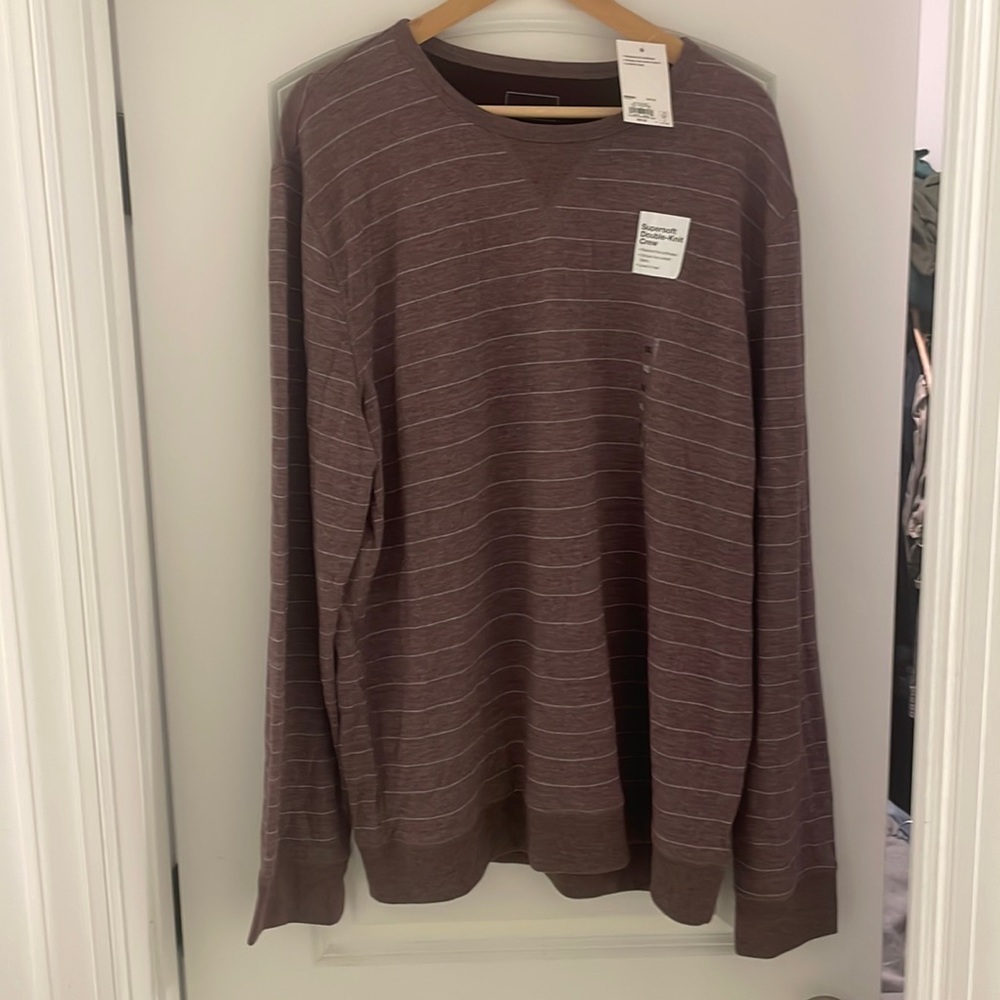 Sonoma Supersoft Double Knit Crew New with tags!